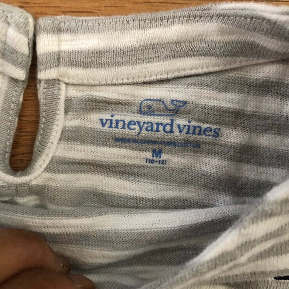Vineyard Vines Gray Striped Top - Picture 2 of 7